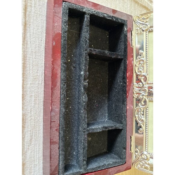 Silver-Plated Godinger Silver Art Vanity Set Comb & Photo Frame Belltera Casino - Picture 4 of 16